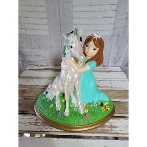 Ceramic unicorn girl bedroom decor horse home nursery